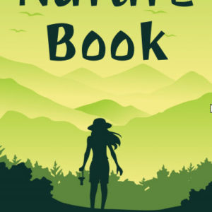 ebook cover for nature art colouring book