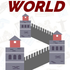 ebook cover for wonders of the world colouring book